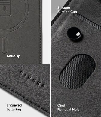 Накладний чохол-гаманець Ringke Folio Grip Wallet Magnetic (FF) для Samsung Galaxy Fold 8 Ultra / Fold 7 (8800293855408) - Black