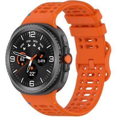 Ремешок Reframe Holes Design для Samsung Galaxy Watch 8 (40/44mm) / 8 Classic - Orange