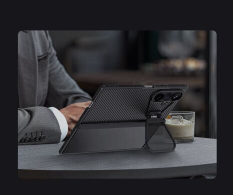 Защитный чехол NILLKIN CamShield Prop Magnetic (FF) для Samsung Galaxy Fold 8 Ultra - Black