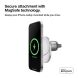 Автомобільний тримач з бездротовою зарядкою Belkin BoostCharge Pro Qi2 (15W) WIC008btGR-V2 - Gray