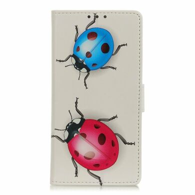 Чохол Deexe Life Style Wallet для Samsung Galaxy A70 (A705) - Colorful Ladybirds