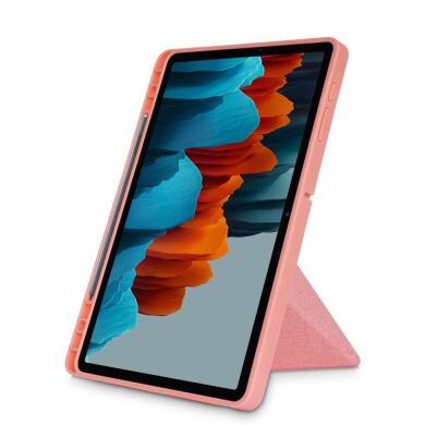 Чохол Deexe Origami Case для Samsung Galaxy Tab S7 FE (T730/T736) - Pink