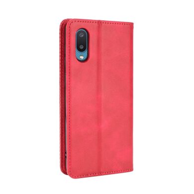Чохол Deexe Retro Style для Samsung Galaxy A02 (A022) - Red