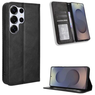 Чохол Deexe Retro Style для Samsung Galaxy S26 Ultra (S948) - Black