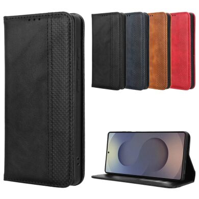 Чохол Deexe Retro Style для Samsung Galaxy S26 Ultra (S948) - Red