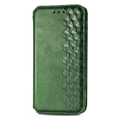 Чохол Deexe Rhombus Wallet для Samsung Galaxy A03 Core (A032) - Green