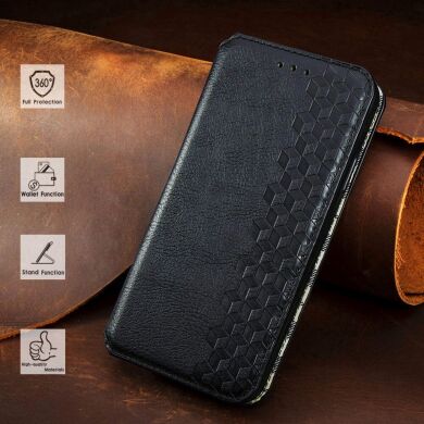 Чехол Deexe Rhombus Wallet для Samsung Galaxy A22 (A225) / M22 (M225) - Grey