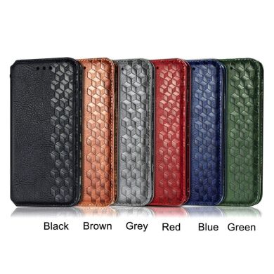 Чохол Deexe Rhombus Wallet для Samsung Galaxy A22 (A225) / M22 (M225) - Green