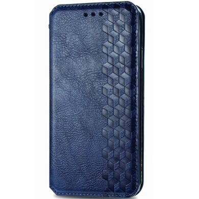 Чехол Deexe Rhombus Wallet для Samsung Galaxy S26 Plus - Blue