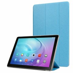 Чохол Deexe Silk Texture для Samsung Galaxy Tab A 10.1 2019 (T510/515) - Baby Blue
