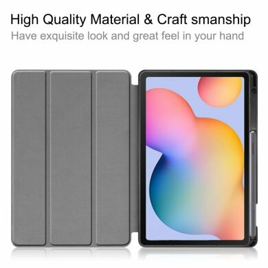 Чохол Deexe Smart Cover для Samsung Galaxy Tab S6 lite / S6 Lite (2022/2024) - Black