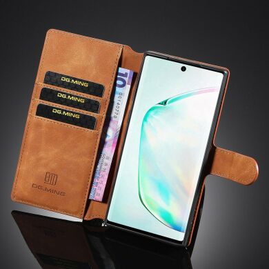 Чохол DG.MING Retro Style для Samsung Galaxy Note 10 (N970) - Brown