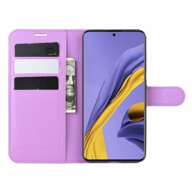 Чехол-книжка Deexe Book Type для Samsung Galaxy A51 - Purple