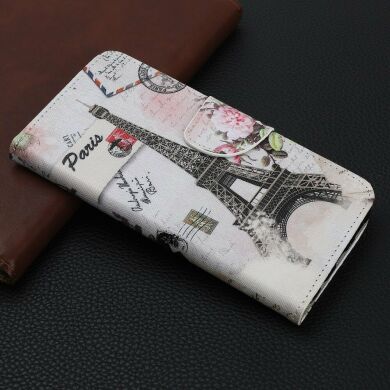 Чехол-книжка Deexe Color Wallet для Samsung Galaxy A10s (A107) - Eiffel Tower