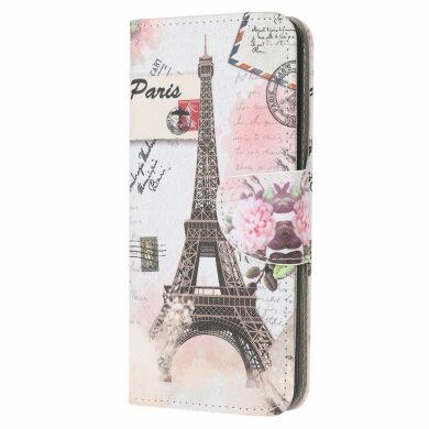 Чехол-книжка Deexe Color Wallet для Samsung Galaxy A10s (A107) - Eiffel Tower