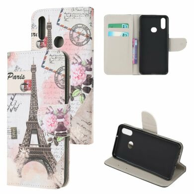 Чехол-книжка Deexe Color Wallet для Samsung Galaxy A10s (A107) - Eiffel Tower