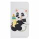 Чохол-книжка Deexe Color Wallet для Samsung Galaxy A40 (А405) - Panda Holding a Bottle