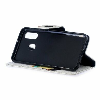 Чохол-книжка Deexe Color Wallet для Samsung Galaxy A40 (А405) - Panda Holding a Bottle