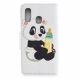 Чохол-книжка Deexe Color Wallet для Samsung Galaxy A40 (А405) - Panda Holding a Bottle