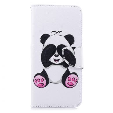 Чехол-книжка Deexe Color Wallet для Samsung Galaxy J4+ (J415) - Cute Panda