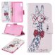 Чохол-книжка Deexe Color Wallet для Samsung Galaxy M10 (M105) - Giraffe Wearing Glasses