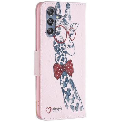Чехол-книжка Deexe Color Wallet для Samsung Galaxy M34 (M346) - Giraffe