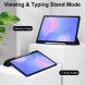 Чехол-книжка Deexe Crystal Back для Samsung Galaxy Tab S10 FE Plus - Black. Фото 3 из 8