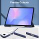 Чехол-книжка Deexe Crystal Back для Samsung Galaxy Tab S10 FE Plus - Black. Фото 5 из 8
