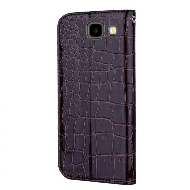 Чохол-книжка Deexe Glittery Crocodile для Samsung Galaxy J4+ (J415), Black