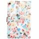 Чохол-книжка Deexe Peony Pattern для Samsung Galaxy Tab S6 lite / S6 Lite (2022/2024) - White