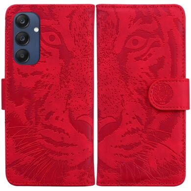 Чохол-книжка Deexe Tiger для Samsung Galaxy M35 (M356) - Red