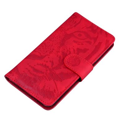 Чехол-книжка Deexe Tiger для Samsung Galaxy M35 (M356) - Red