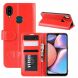Чехол-книжка Deexe Wallet Style для Samsung Galaxy A10s (A107) - Red. Фото 1 из 8