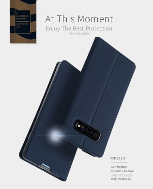 Чохол-книжка DUX DUCIS Skin Pro для Samsung Galaxy S10 - Dark Blue