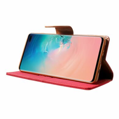 Чохол-книжка MERCURY Canvas Diary для Samsung Galaxy S10 Plus (G975) - Red