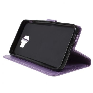 Чехол-книжка UniCase Flower Pattern для Samsung Galaxy J4 2018 (J400) - Light Purple