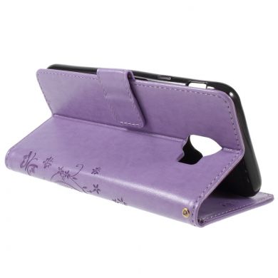 Чехол-книжка UniCase Flower Pattern для Samsung Galaxy J4 2018 (J400) - Light Purple