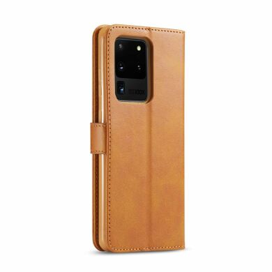 Чохол LC.IMEEKE Wallet Case для Samsung Galaxy S20 Ultra (G988) - Brown