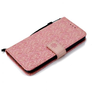 Чохол UniCase Leaf Wallet для Samsung Galaxy J6 2018 (J600), Pink