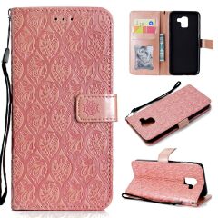 Чохол UniCase Leaf Wallet для Samsung Galaxy J6 2018 (J600), Pink