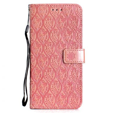 Чохол UniCase Leaf Wallet для Samsung Galaxy J6 2018 (J600), Pink