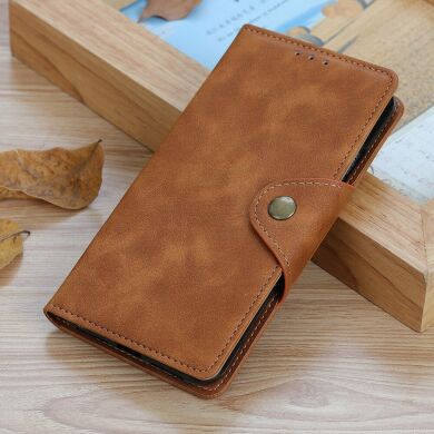 Чохол UniCase Vintage Wallet для Samsung Galaxy Note 10 Lite (N770) / A81 (A815) - Brown