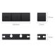 Тримач для кабелів UGREEN Cable Clips Organizer - Black