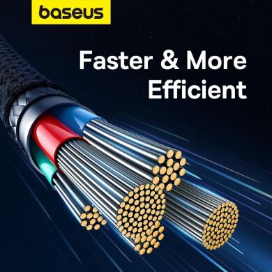 Кабель Baseus Unbreakable Series Type-C to Lightning (20W, 1m) P10355803111-0 - Cluster Black
