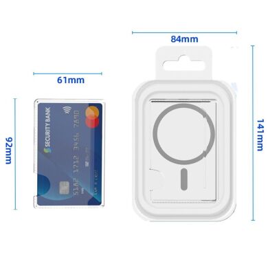 Кардхолдер Reframe Magnetic Slim - Transparent