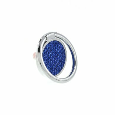 Кольцо-держатель для смартфона Deexe Plaid Series - Blue