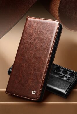 Шкіряний чохол QIALINO Classic Case для Samsung Galaxy S26 - Black