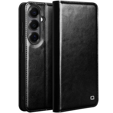 Шкіряний чохол QIALINO Classic Case для Samsung Galaxy S26 - Black