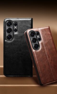 Шкіряний чохол QIALINO Classic Case для Samsung Galaxy S26 - Black