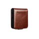 Кожаный чехол QIALINO Classic Case (FF) для Samsung Galaxy Flip 7 - Brown. Фото 3 из 10